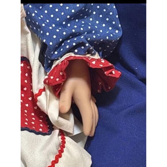 Large Vintage Raggedy Ann and Andy Porcelain Face And Hands - Picture 16 of 16